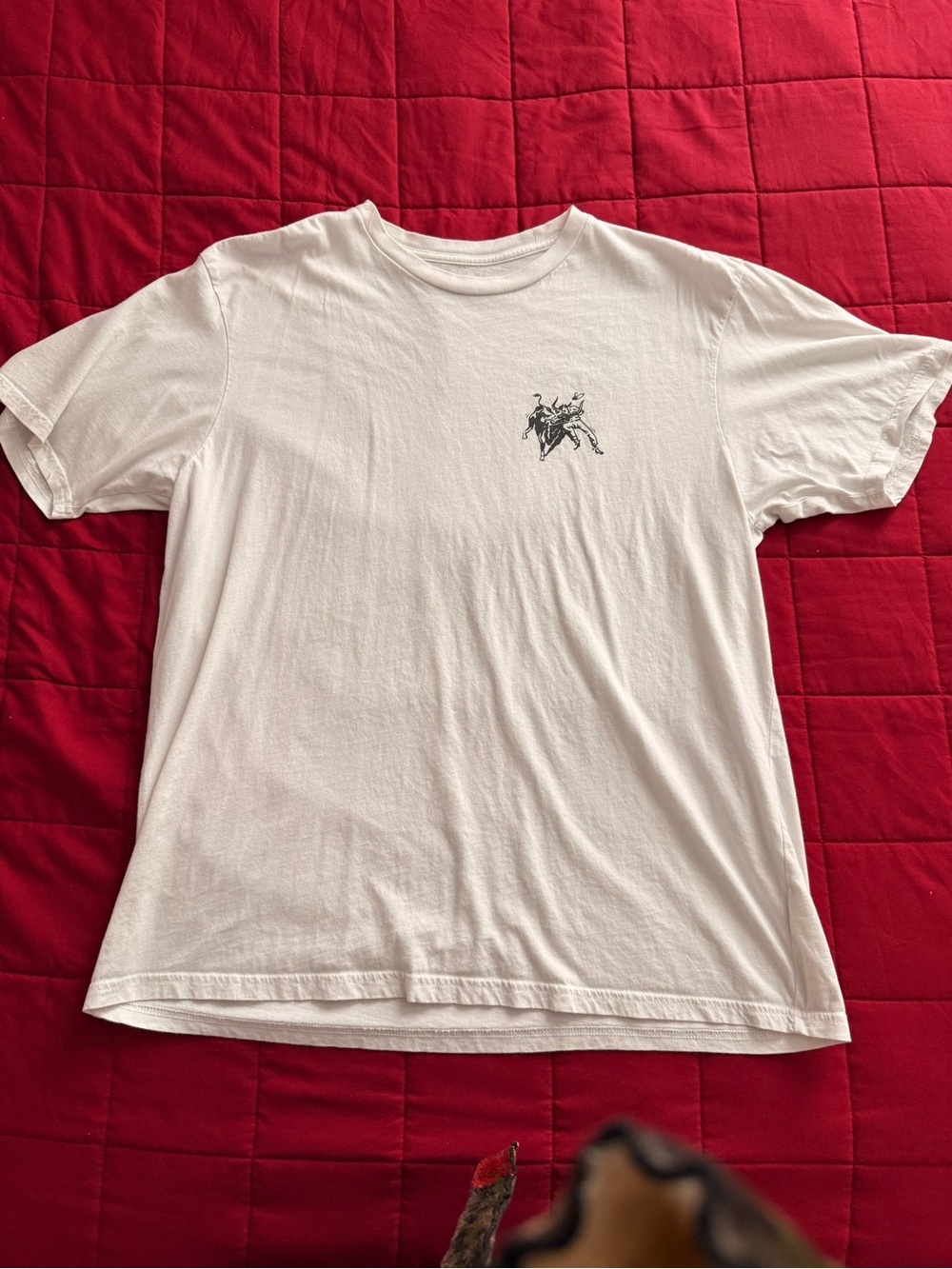 Brixton White Short Sleeve Crewneck Tee Graphics